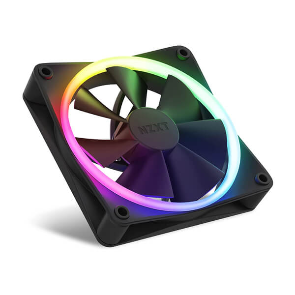 Nzxt F120 RGB 120mm Black Cabinet Fan with RGB Controller (Triple Pack)